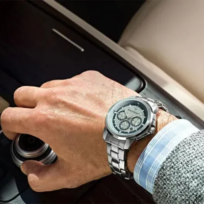Maserati Successo Chronograph Silver Dial Men's Watch